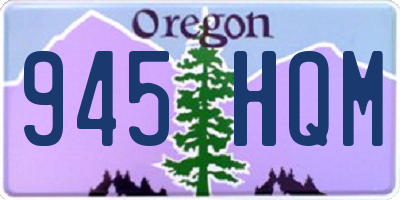 OR license plate 945HQM