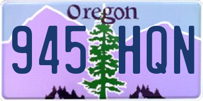 OR license plate 945HQN