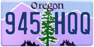 OR license plate 945HQQ