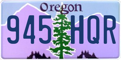 OR license plate 945HQR