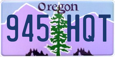 OR license plate 945HQT
