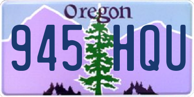 OR license plate 945HQU