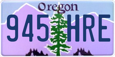 OR license plate 945HRE