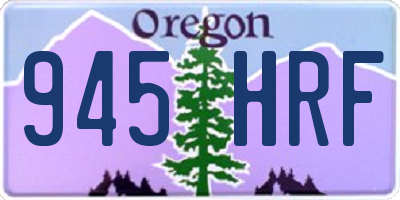 OR license plate 945HRF