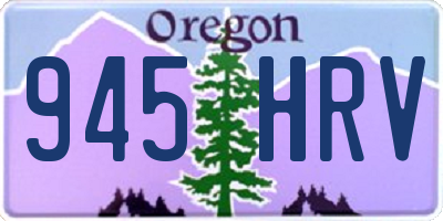 OR license plate 945HRV