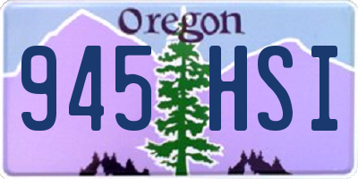 OR license plate 945HSI