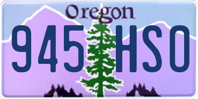 OR license plate 945HSO