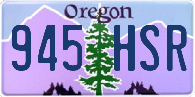 OR license plate 945HSR