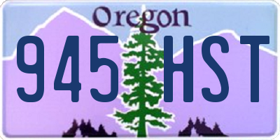 OR license plate 945HST