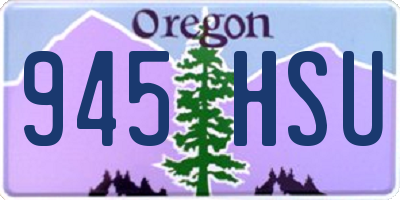 OR license plate 945HSU