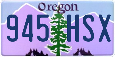 OR license plate 945HSX