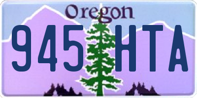 OR license plate 945HTA