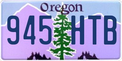 OR license plate 945HTB