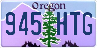 OR license plate 945HTG