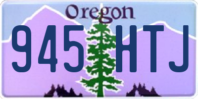 OR license plate 945HTJ