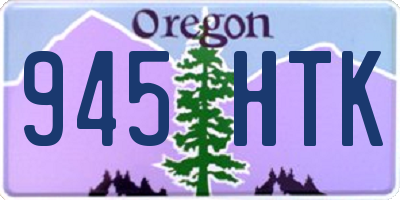 OR license plate 945HTK