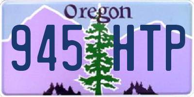 OR license plate 945HTP