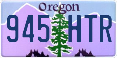 OR license plate 945HTR
