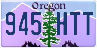OR license plate 945HTT