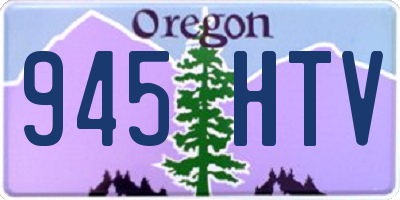 OR license plate 945HTV