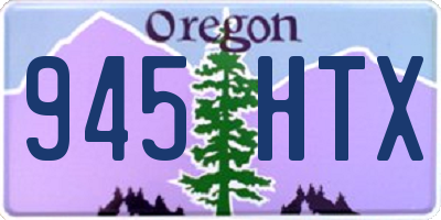 OR license plate 945HTX