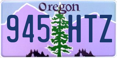OR license plate 945HTZ