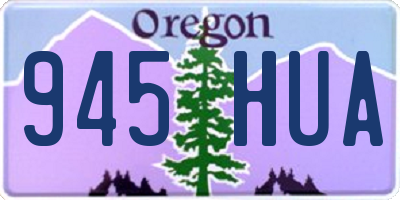 OR license plate 945HUA