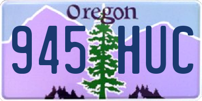 OR license plate 945HUC