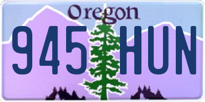 OR license plate 945HUN