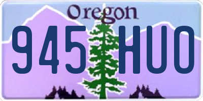OR license plate 945HUO