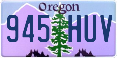 OR license plate 945HUV