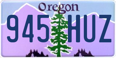 OR license plate 945HUZ