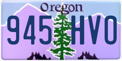 OR license plate 945HVO