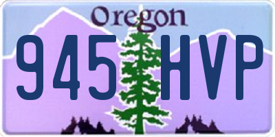 OR license plate 945HVP