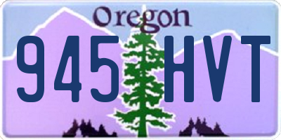 OR license plate 945HVT