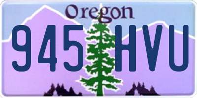 OR license plate 945HVU