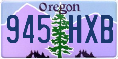 OR license plate 945HXB