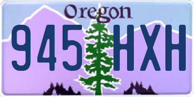 OR license plate 945HXH