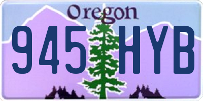 OR license plate 945HYB