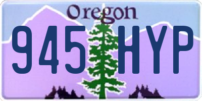 OR license plate 945HYP