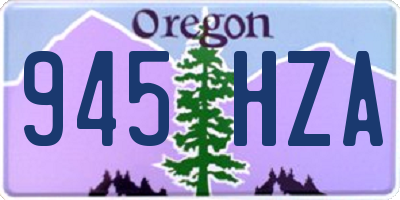 OR license plate 945HZA