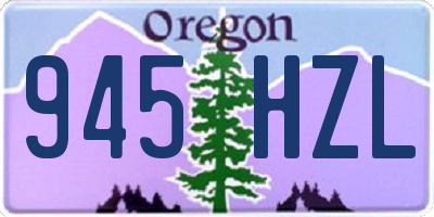 OR license plate 945HZL