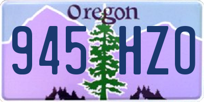 OR license plate 945HZO