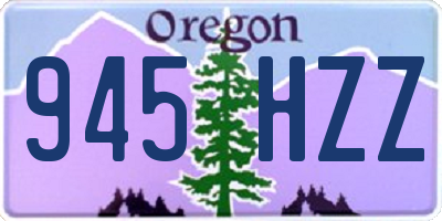 OR license plate 945HZZ