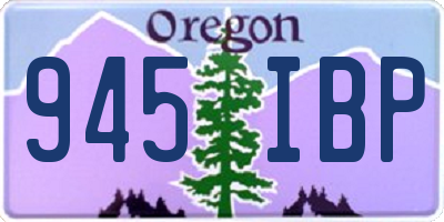 OR license plate 945IBP