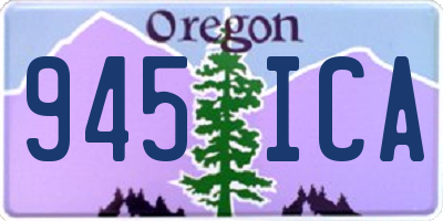 OR license plate 945ICA