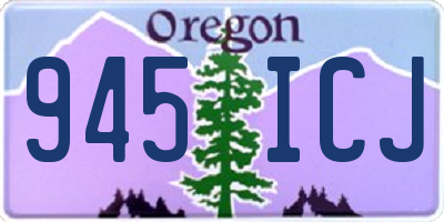 OR license plate 945ICJ