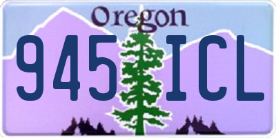 OR license plate 945ICL