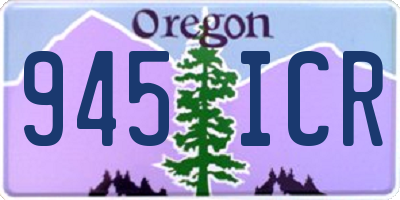 OR license plate 945ICR