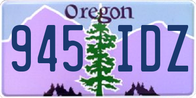 OR license plate 945IDZ